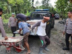 Dukung Pembangunan Masjid, Polres Klaten Beri Bantuan Semen dan Beras
