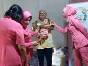 Baksos Bhayangkari Wonogiri Peduli, di Desa Tawangharjo Giriwoyo