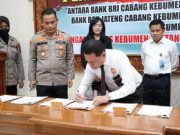 Polres Kebumen Bersama Perbankan Tandatangani Kerja Sama
