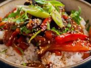Resep Menu Beef Teriyaki Spesial Taburan Wijen