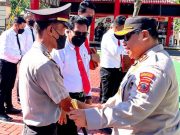 Kapolres Wonogiri Pimpin Upacara Kenaikan Pangkat dan Memberikan Reward