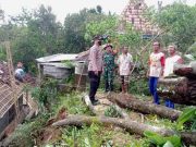 Hujan Angin Merusak Rumah Warga di Bulukerto Wonogiri