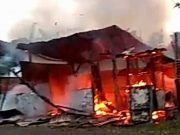 Kios Warung Kelontong di Manyaran Wonogiri Ludes Terbakar