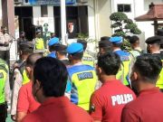 Kapolres Wonogiri Pimpin Pergeseran Pasukan Pengamanan Pilkades Serentak