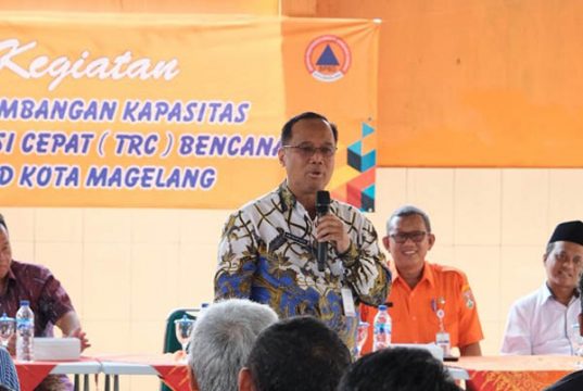 Wali Kota Launching Aplikasi Kentongan dan Posko Relawan BPBD Kota Magelang