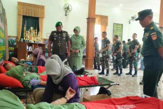 Memperingati Hari Juang TNI AD, Kodim 0721/Blora Gelar Donor Darah