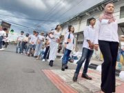 Dekranas Kota Tegal Gelar City Walk Fashion Show on The Street
