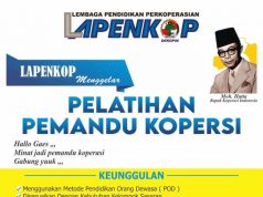 Lapenkop Dekopinwil Gelar Pendidikan Pemandu Pelatih Koperasi-UMKM Januari Mendatang