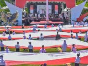 Di Tegal, Kirab Merah Putih Pecahkan Rekor Dunia