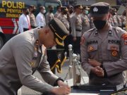 Polres Tegal Gelar Sertijab Enam Pejabat Utama
