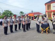 Kapolres Blora Pimpin Serah Terima Jabatan PJU dan Kapolsek
