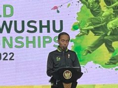 Presiden Buka Kejuaraan Dunia Wushu Junior VIII/2022