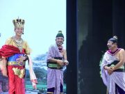 Pecah, Ganjar Main di Adegan Dagelan Ketoprak Sumpah Amukti Palapa
