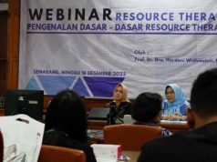 Magister Psikologi USM Sukses Gelar Webinar Resource Therapy