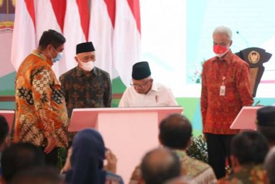 Wapres Ma’ruf Amin Apresiasi Komitmen Jateng Fasilitasi UMKM