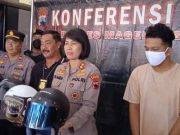 Dua Pencuri Spesialis Helm Asal Semarang Ditangkap Polres Magelang Kota Pencuri helm