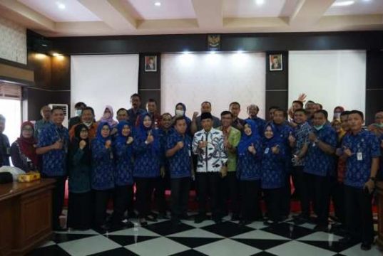 Pj Bupati Jepara Bertemu Pejabat DKK : PNS Harus Tunduk Aturan, Pimpinan Dengarkan Inovasi Staf