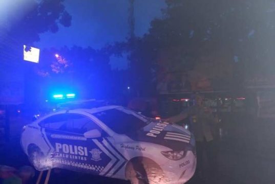 Polsek Grobogan Pasang Replika Mobil Polisi Lengkap dengan Lampu Strobo di Getasrejo