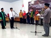 Genap 125, Ketua KPU Wonogiri Lantik Seorang Personel PPK Melalui PAW