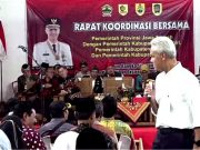 Rakor Bersama Pemprov Jateng dengan Tiga Pemkab, Gubernur: Pengin Jadi Gubernur Apa Kades ?