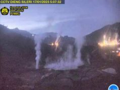 Hati-hati, Gunung Dieng Masuk Status Waspada