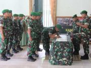 Dandim 0721/Blora Pimpin Laporan Korps Sertijab Danramil dan Perwira Staf