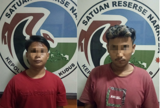 Pesta Sabu di Kamar Kos, Dua Pemuda Dibekuk Polres Kudus