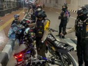 Awal Tahun 2023 Polresta Bubarkan Konvoi, Amankan Puluhan Motor Knalpot Brong.