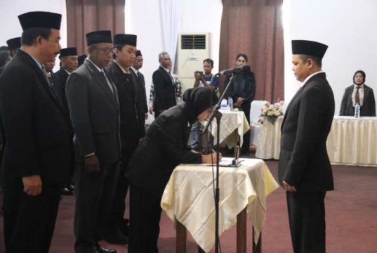 80 Anggota PPK DIlantik, Bupati Minta Pemilu 2024 di Blora Berkualitas dan Bermartabat