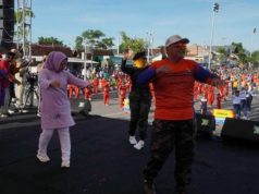 HUT Ke-3 Kormi, Ribuan Peserta Ikuti Senam Bersama
