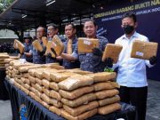 BNN Musnahkan Barang Bukti 222,697 Kilogram Ganja Jaringan Lapas Tangerang