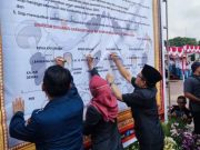 747 Anggota PPS Kabupaten Demak Dilantik di Alun-alun