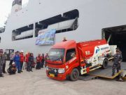 Diangkut Kapal Perang, 20 Truk BBM Tiba di Karimunjawa