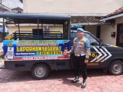 Sosialiasi Nomor Hotline di Mobil Patroli Polsek Grobogan, Mudahkan Masyarakat Melapor