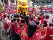 Program Literasi SD Kanisius Tlogosari Kulon, Gelar Dialog dan Tampilkan Barongsai