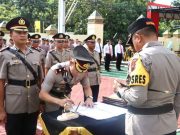 Kapolres Wonogiri Pimpin Upacara Sertijab Wakapolres, Kasat dan Sejumlah Kapolsek