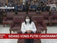 Istri Ferdy Sambo, Putri Candrawathi Divonis 20 Tahun Penjara