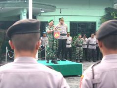 Tingkatkan Sinergitas, TNI-Polri di Wonogiri Menggelar Apel Bersama