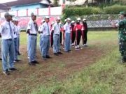 Siswa SMK Pancasila 2 Jatisrono Wonogiri Dibekali PDBN dan Dilatih PBB