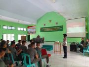 Prajurit Yonif 410/Alugoro Antusias ikuti Sosialisasi Berlalu Lintas Polres Blora