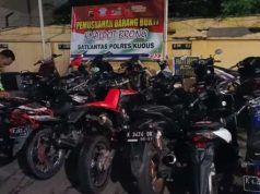 Bikin Resah Warga, Polres Kudus Tertibkan Knalpot Brong