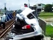 Suami Istri Meninggal di Lintasan Kereta Api Tanpa Palang Pintu di Gayamsari Kota Semarang