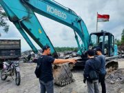 Polresta Magelang Gerebek Tambang Ilegal di Lereng Gunung Merapi