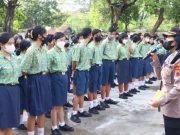 Polwan Polres Klaten Laksanakan Pembinaan Anak Sekolah di 23 SMP