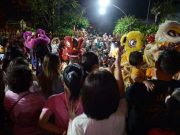 Barongsai dan Liong Naga Meriahkan Malam Cap Go Meh di Kelenteng Hok An Bio