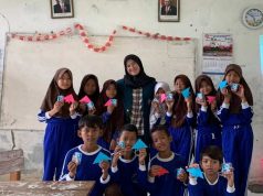Tingkatkan Kreativitas Anak Sekolah Dasar , Mahasiswa KKN Undip Ajarkan Kerajinan Origami