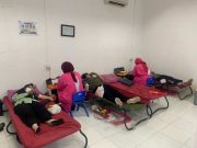 Belasan Pendonor Ikuti Donor Darah di Klinik USM Jaya