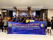 Para Pemain PS USM Refreshing di Lokasi Wisata Kumuning Karanganyar