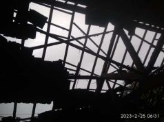 Puting Beliung Landa Margokerto, 9 Rumah Rusak