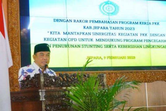 Rakor TP. PKK, Pj Bupati : Kader PKK Harus Ikut Selesaikan Persoalan Sosial